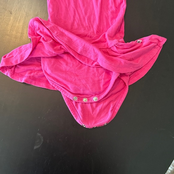 Pink Ruffled Kids Dress - Picture 2 of 5